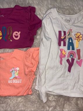 ❇️kids SALE❇️3-Pack Kids Long-Sleeve & Short-Sleeve Graphic Tops